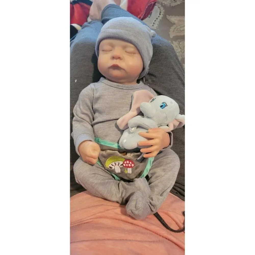 🆕17Inch Full Cloth Body With Vinyl Limbs Cute Baby Doll Boy with Accessories